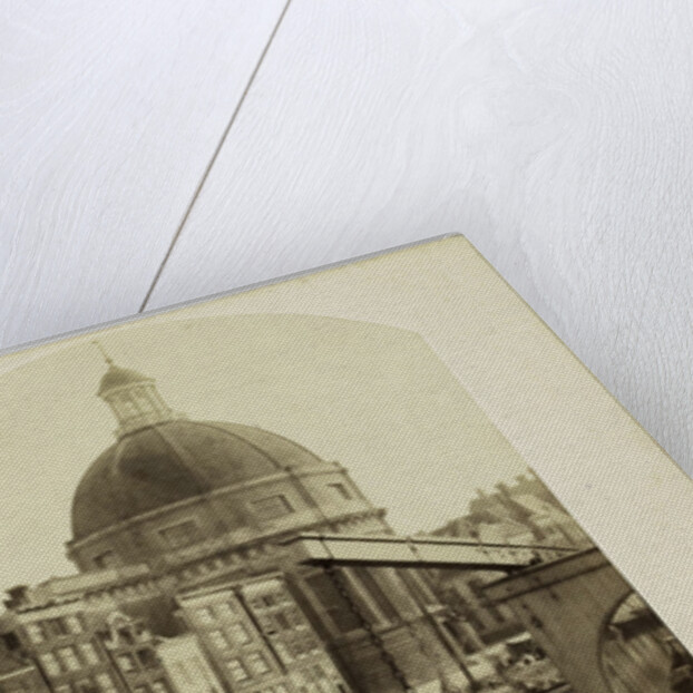 The Lutheran New Church, Luthersche Nieuwe Kerk, on the Singel in Amsterdam Haarlemmersluis by Pieter Oosterhuis