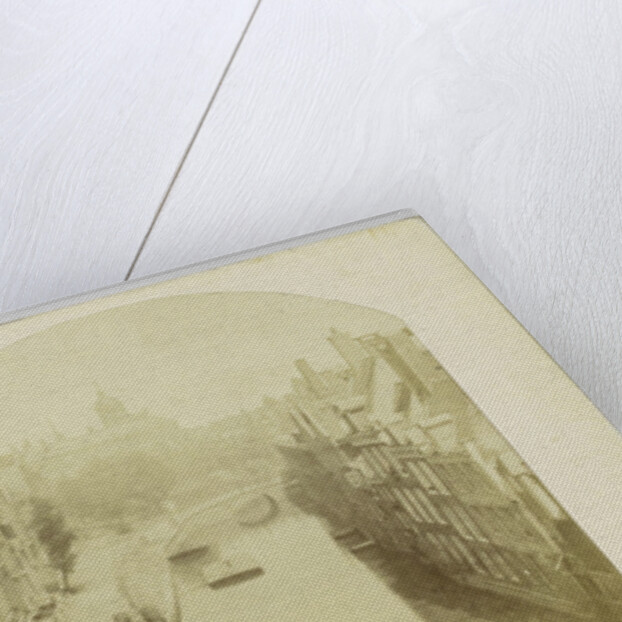 Panorama Tree and Flower Market in Amsterdam by Andries Jager