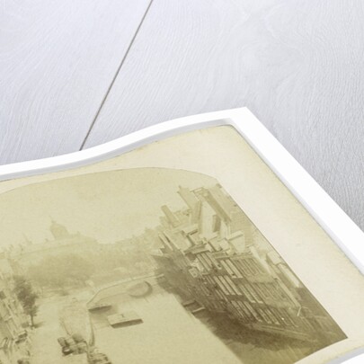 Panorama Tree and Flower Market in Amsterdam by Andries Jager