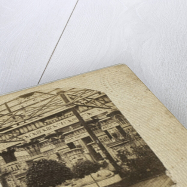 View in the Egyptian Court, Crystal Palace, Sydenham by The London Stereoscopic Company