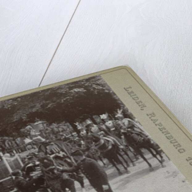 Netherlands, Leiden, horsemen dressed as knights by Anton F. van der Stok