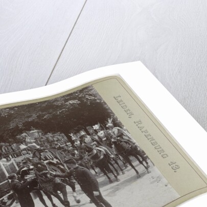 Netherlands, Leiden, horsemen dressed as knights by Anton F. van der Stok