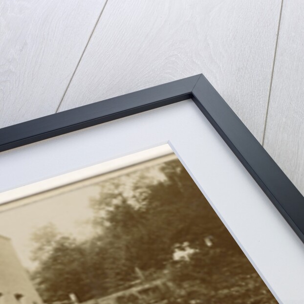 Waterwheel in a stream by Anonymous