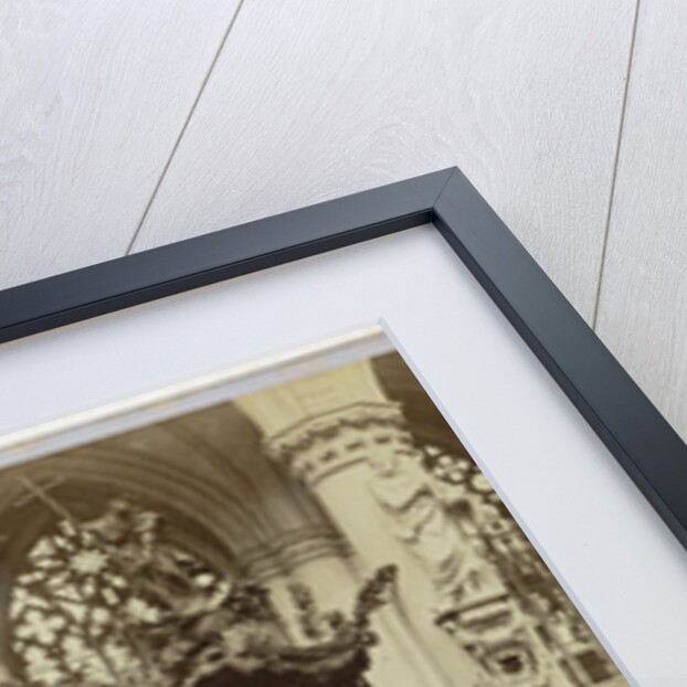 Brussels, The truth the pulpit of the Church of St. Gudule by Jules Queval