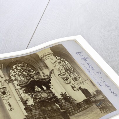 Brussels, The truth the pulpit of the Church of St. Gudule by Jules Queval