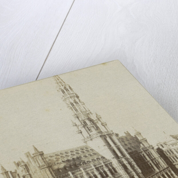 Brussels, The Hotel de Ville 1400-1450, Belgium by Jules Queval