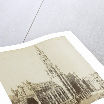 Brussels, The Hotel de Ville 1400-1450, Belgium by Jules Queval