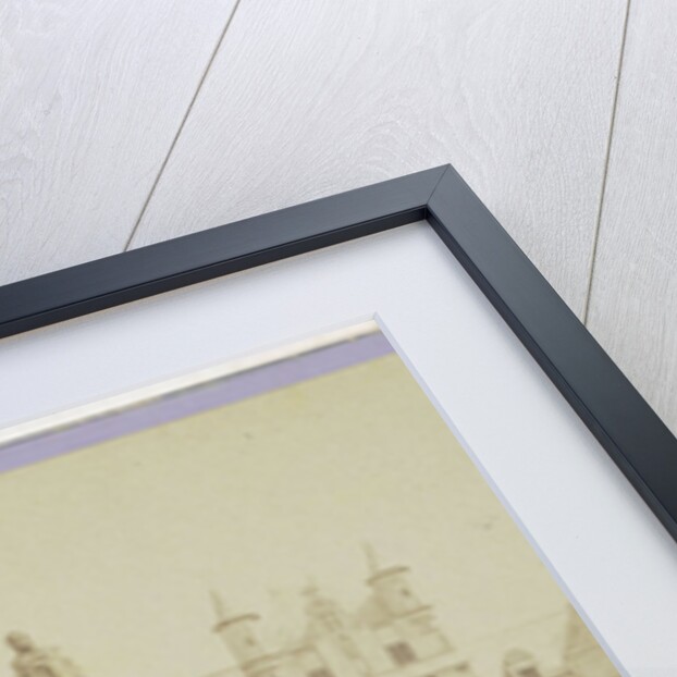 Malines, La Halle et la statue de Marguerite d'Autriche, tante de Charles-Quint et fille de l'empereur Maximilian by Jules Queval