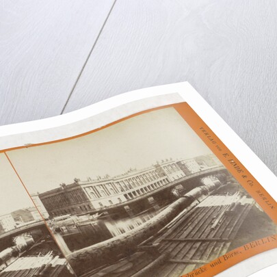 The Frederick Bridge and Borse, Berlin, Germany by Johann Friedrich Stiehm