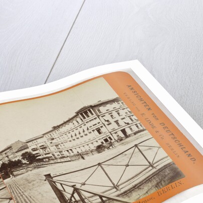 The Potsdam-bridge and Queen Augusta Street, Berlin, Germany by Johann Friedrich Stiehm