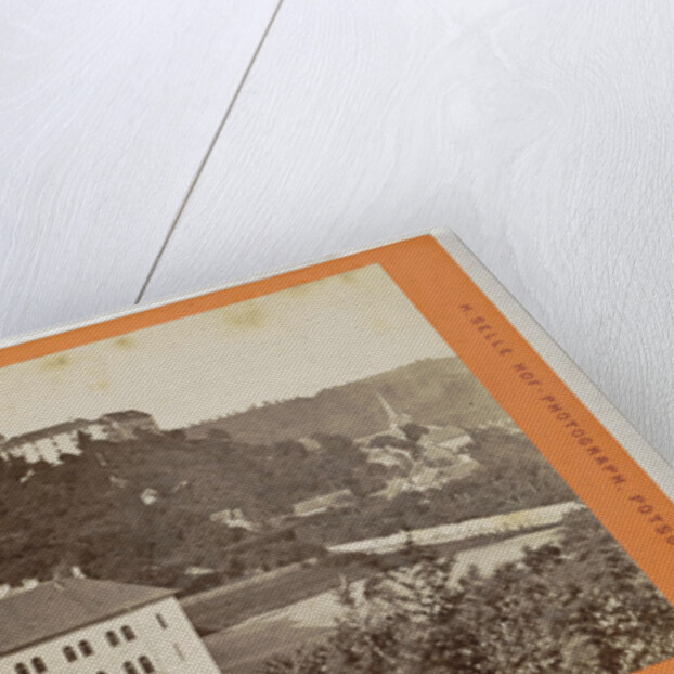 Harz castle and town of Blankenburg, Germany by H. Selle