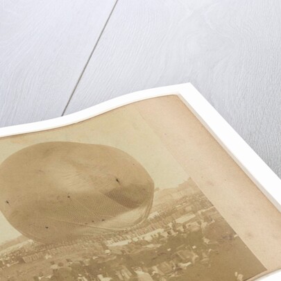 Nadars balloon terrain Palace of Industry in Amsterdam by Jan D. Brouwer