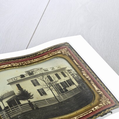 House with people by Anonymous