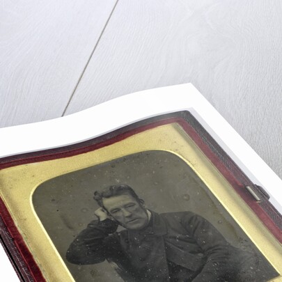 Portrait of a man with glasses by Antoine François Jean Claudet