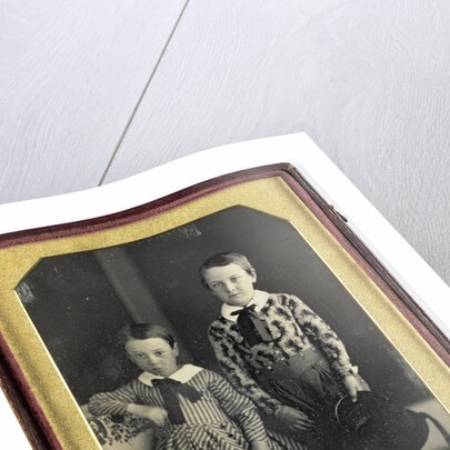 Portrait of a Young Boy and Girl by Anonymous