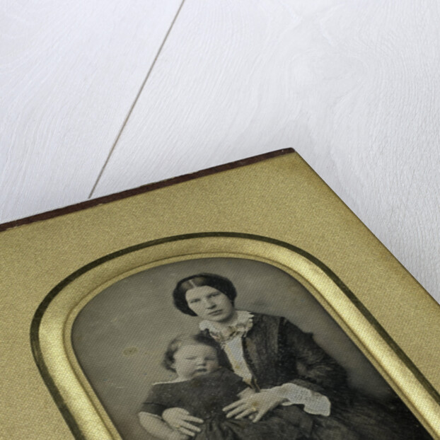 portrait of a woman with child by Anonymous