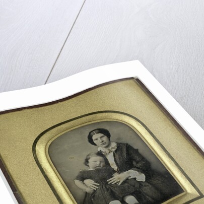 portrait of a woman with child by Anonymous