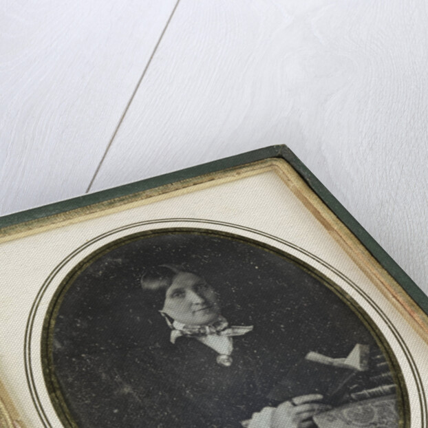 Portrait woman reading by Anonymous