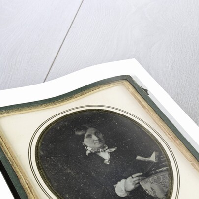 Portrait woman reading by Anonymous