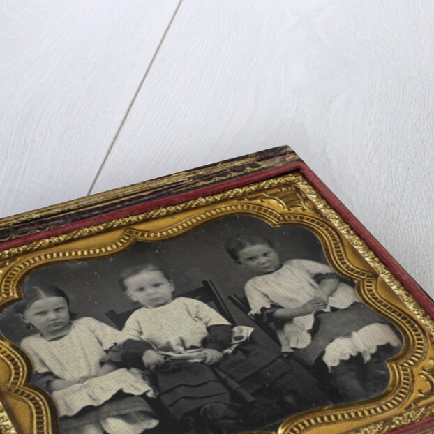 Portrait of three children by Anonymous