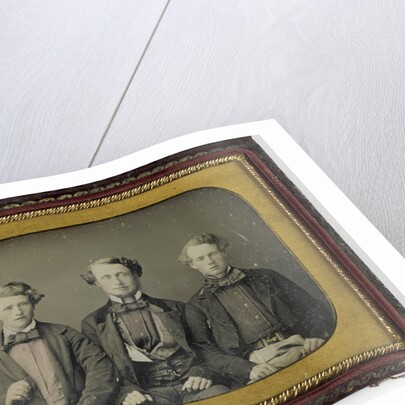 Portrait of a father and two sons by Anonymous