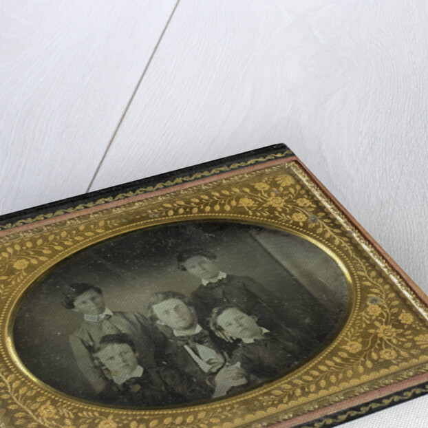 Portrait of a father and four sons by Anonymous