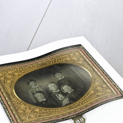 Portrait of a father and four sons by Anonymous