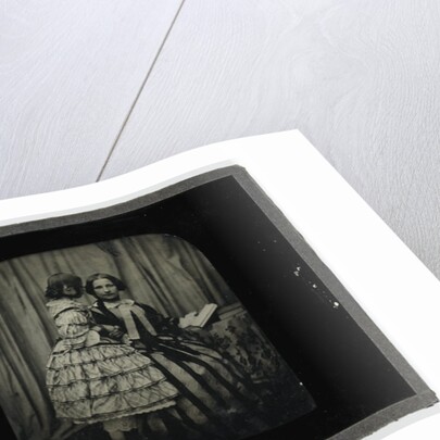 Portrait of mother and daughter by Anonymous