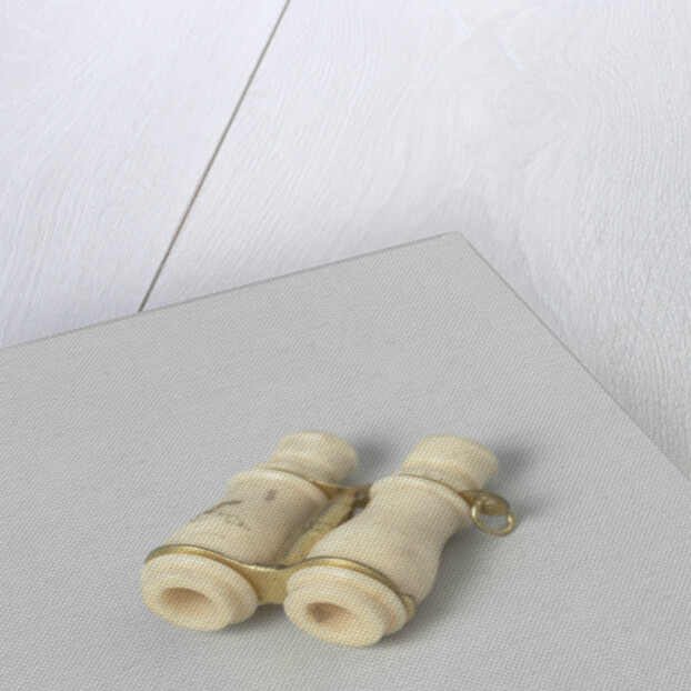 Two micrographs of nudes in beau, small looking glass by Anonymous