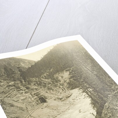 View of Kicking Horse Canyon and the Canadian Pacific Railway by William Notman
