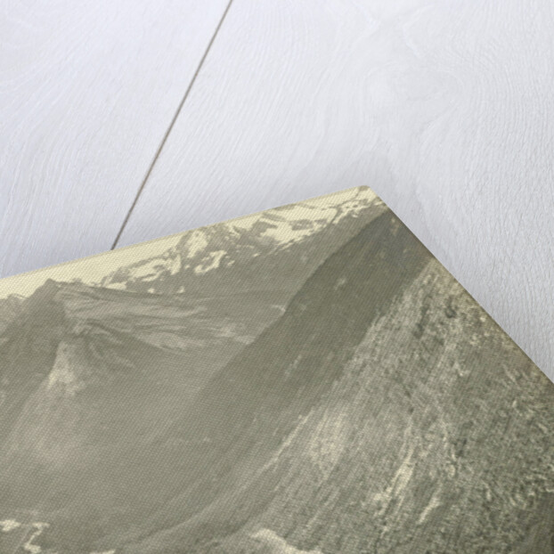 Illicilliwaet Valley and the Canadian Pacific Railway seen from Mount Abbot Glacier by William Notman