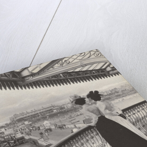 Two women on the pier at Clacton on Sea UK by Anonymous