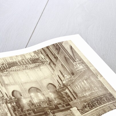 Interior of Notre Dame in Paris, France by Anonymous