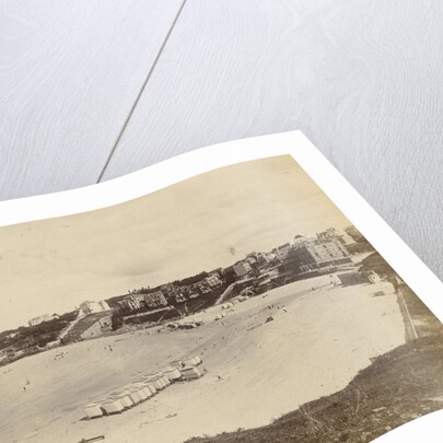 View of the beach at Dinard Brittany, France by CN & Co