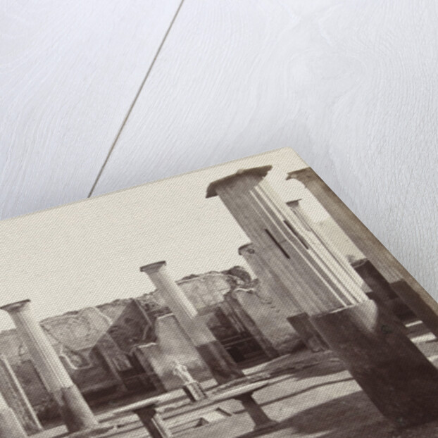 View of the ruins of the house in Pompeii Oleonio Italy by Giorgio Sommer