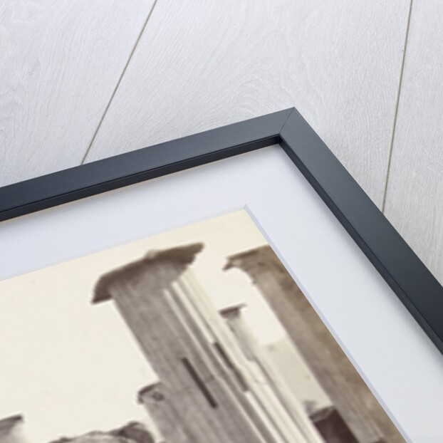 View of the ruins of the house in Pompeii Oleonio Italy by Giorgio Sommer