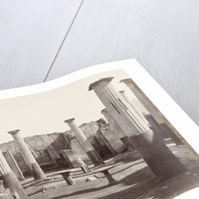 View of the ruins of the house in Pompeii Oleonio Italy by Giorgio Sommer