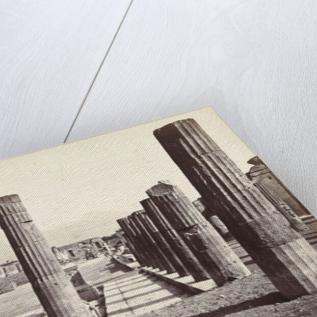 Ruins of forum in Pompeii Italy by Anonymous