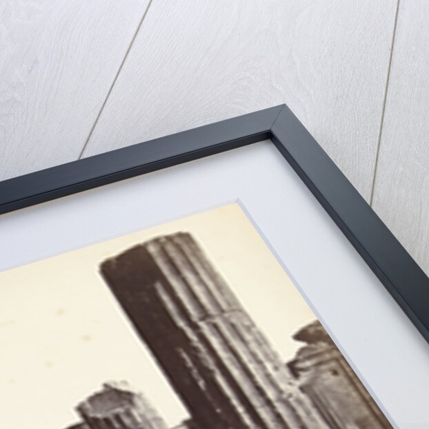 Ruins of forum in Pompeii Italy by Anonymous