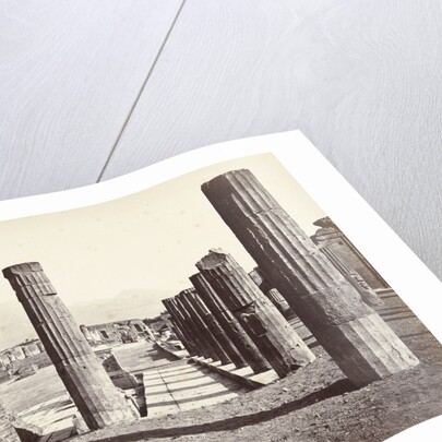 Ruins of forum in Pompeii Italy by Anonymous