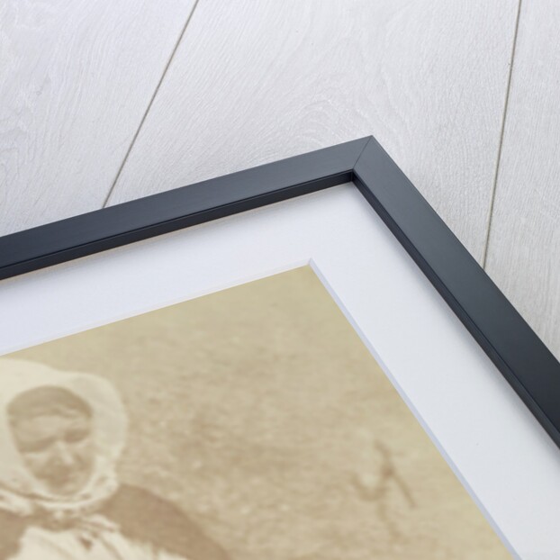 Portrait of Mrs. Flucker, fisher woman in Newhaven by Hill & Adamson