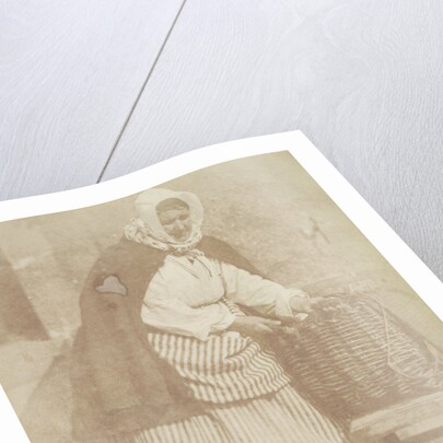 Portrait of Mrs. Flucker, fisher woman in Newhaven by Hill & Adamson