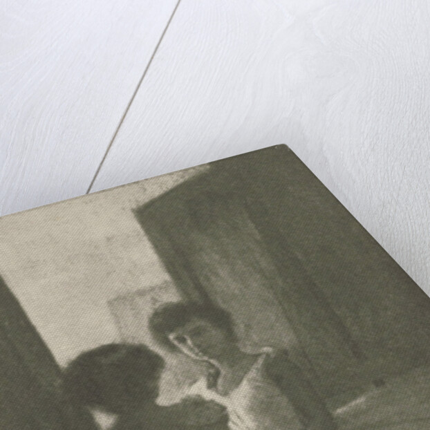 Two ballerinas behind the scene by Robert Demachy