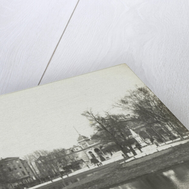 The Vondelpark in Amsterdam, The Netherlands overlooking the Vondel church and Vondelpark pavilion by Anonymous