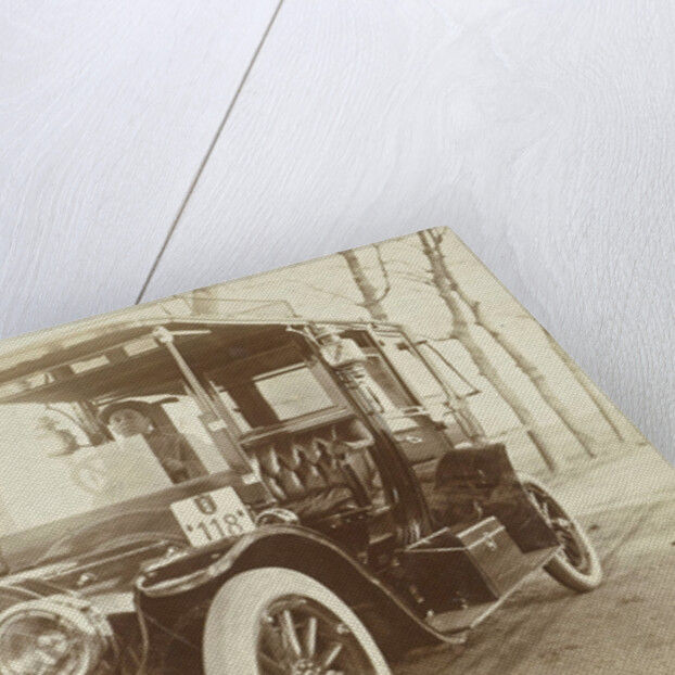 Man in automotive, number 118, for home by Anonymous