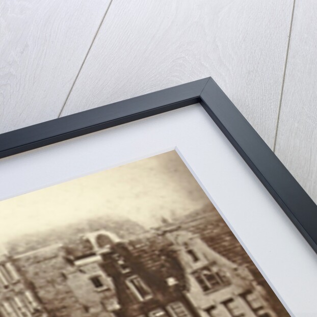 Trickery photo of eel pulling on the Lindegracht Amsterdam by F. Bouman