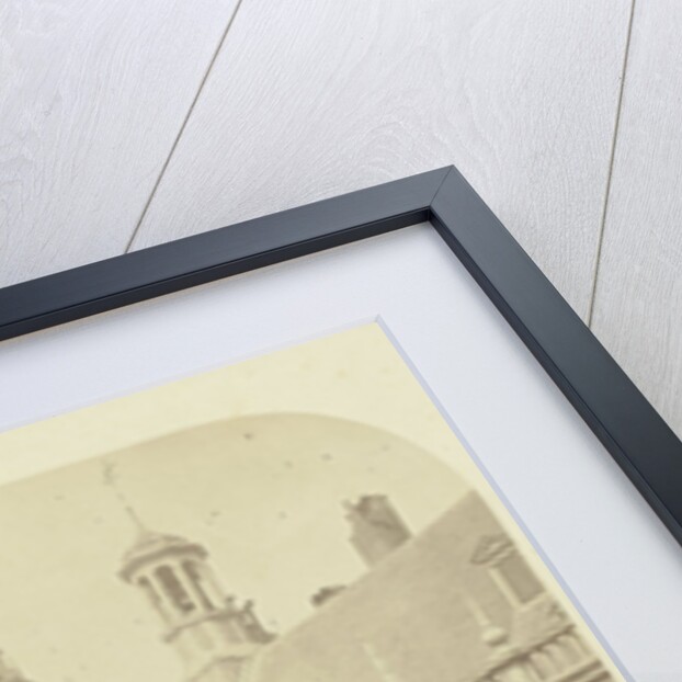 The Breestraat and city hall in Leiden by Jan Goedeljee