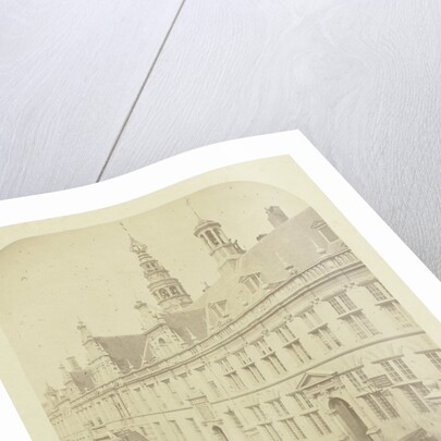 The Breestraat and city hall in Leiden by Jan Goedeljee