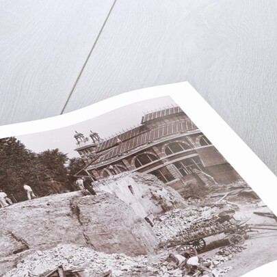 Demolition of ruins (a stronghold or Vredenburg) in Utrecht by Anonymous