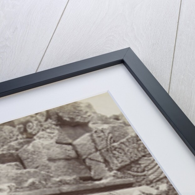 Corner Temple at the northern staircase of the Shiva temple of Prambanan temple complex Indonesia by Kassian Cephas